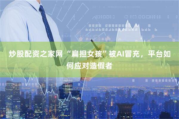 炒股配资之家网 “扁担女孩”被AI冒充，平台如何应对造假者